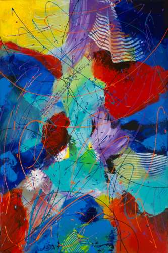 medium Acrylique - Peinture - Nancy Stella Galianos