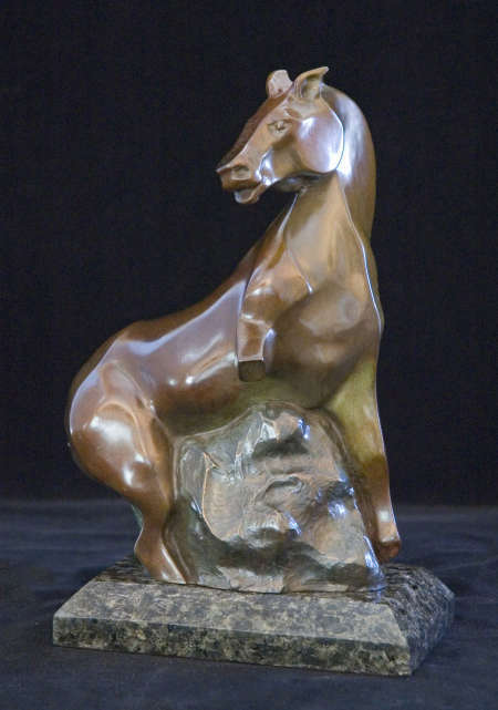 medium Bronze - Peinture -  Hermine