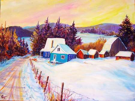 medium Acrylique - Peinture - Louise D. Légaré