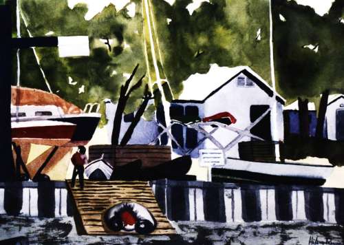 medium Aquarelle - Peinture - Hélène Pronovost