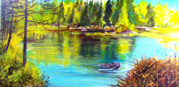medium Acrylique - Peinture - Louise D. Légaré