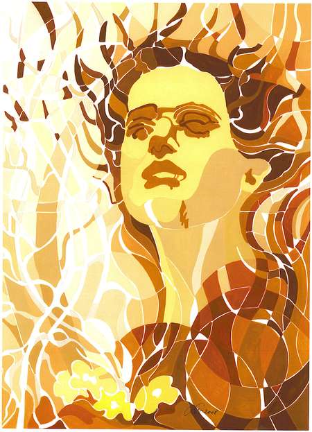 medium Acrylique - Peinture - Oprina-Felicia Dolea