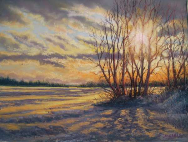 medium Pastel sec - Peinture - Francine Langlais