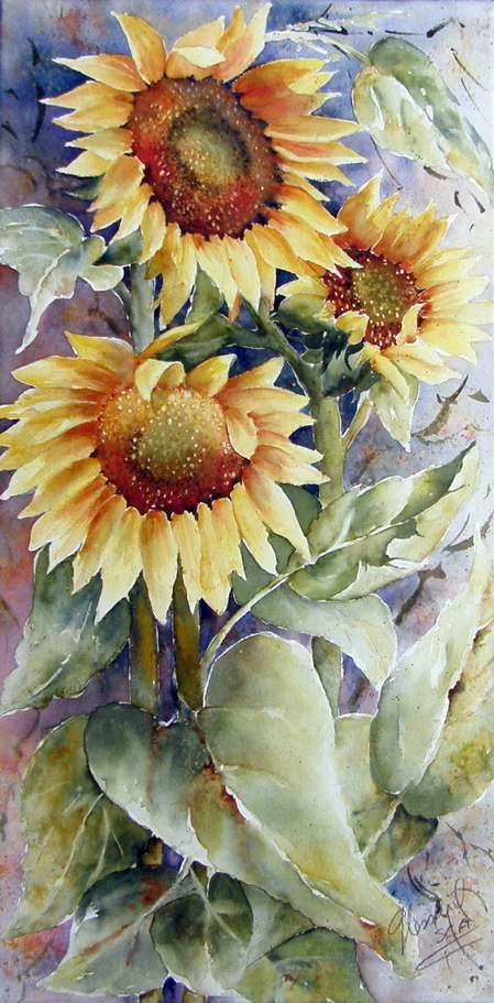 medium Aquarelle - Peinture - Gaétane Lessard