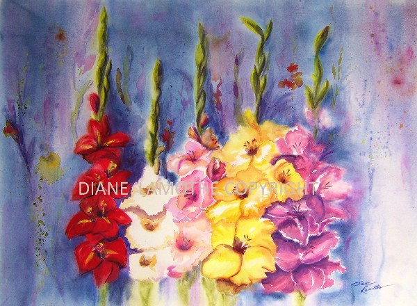 medium -- - Peinture - Diane Lamothe