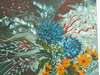 Hortense Jean - Fleurs Bleu 