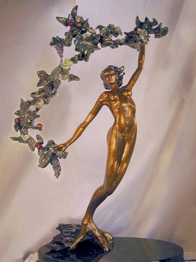 medium Bronze - Peinture - Nicole Taillon