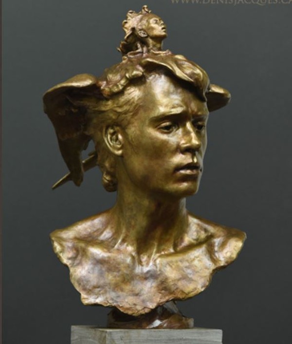 medium Bronze - Peinture - Denis Jacques