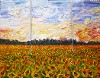 Halyna Vakulenko - Triptich 'Sunflowers Field'