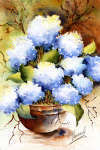 Gaétane Lessard - Un bouquet «fleur bleue»