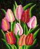 Ginette Ash - Tulipes éclatantes effet 3D