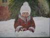 Danièle  Lavoie - fillette dans la neige