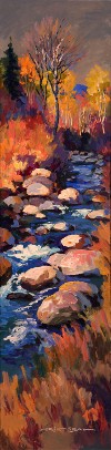  Cristobal - Ruisseau en automne aux reflets bleus