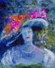 Renée Allard - La dame au chapeau fleuri
